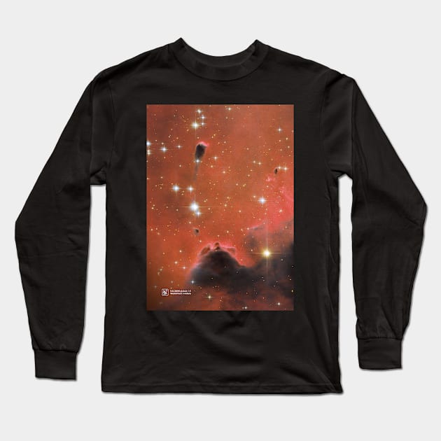 Westerhout 5 nebula — space poster Long Sleeve T-Shirt by Synthwave1950